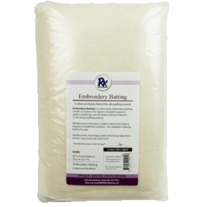 Embroidery Batting 60" x 1 yard