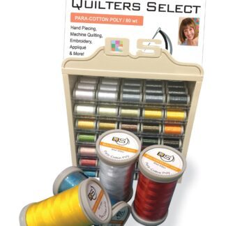 Para-Cotton/Poly Thread 80WT Display with Rack (5 each of 40 colors)
