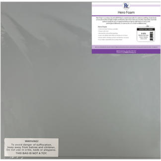 RNK GREY CREATIVE FOAM- EVA 2MM - 3 sheets per pkg ~23.5" x 23.5"