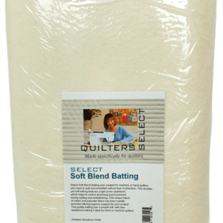 Quilters Select Soft Blend Batting 93" x 100" - Full Cut