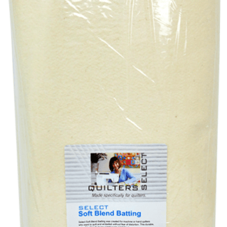 Quilters Select Soft Blend Batting 122" x 122" - King Cut