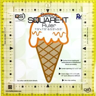 QS SQUARE IT RULER 7.5"