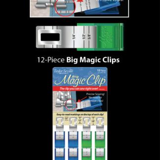 Taylor Seville Big Magic Clip 12pc - safe to sew over!