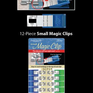 Taylor Seville Small Magic Clip 12pc - safe to sew over!