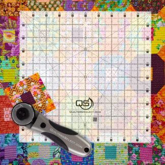 Quilters Select Crystal Ruler 10" x 10" - Clear, Non-Slip