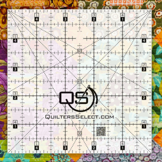 Quilters Select Crystal Ruler 5" x 5" - Clear, Non-Slip